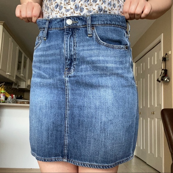 2 for 20 💚 GAP denim skirt 30” - Picture 5 of 7